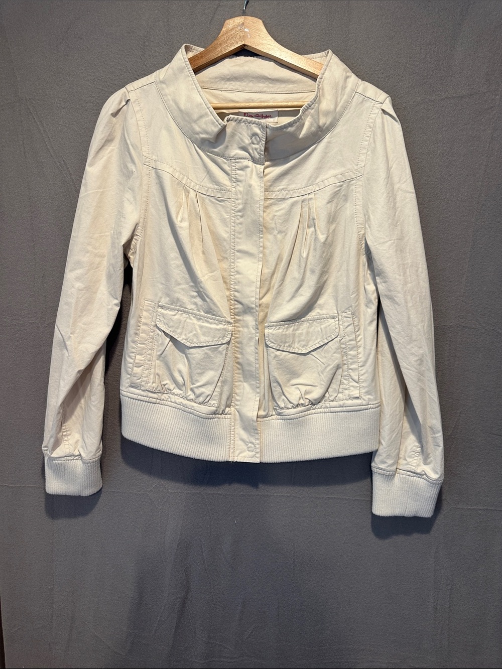 Miss Selfridge Off-White Bomber Jacket